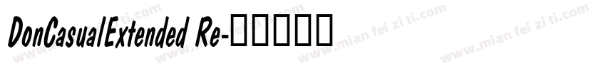 DonCasualExtended Re字体转换